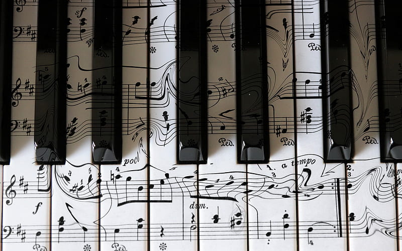 grand piano keys wallpaper