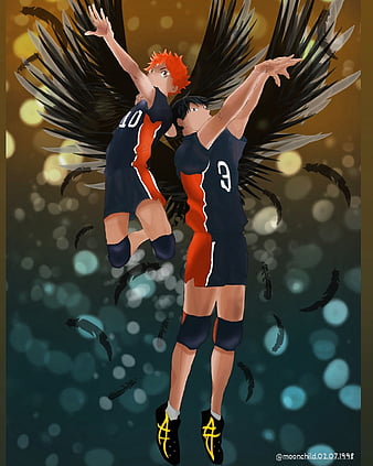 Wallpaper the ball, team, guys, volleyball, Haikyuu, Karasuma for mobile  and desktop, section сёнэн, resolution 1920x1080 - download