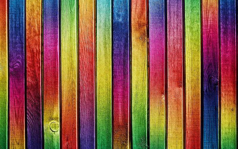 colorful wooden planks, colorful wooden texture, wood planks, wooden textures, wooden backgrounds, vertical wooden boards, colorful wooden boards, wooden planks, colorful backgrounds, HD wallpaper