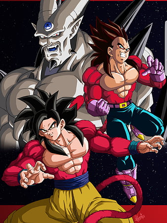 Download Goku & Uub training in Dragon Ball GT Wallpaper