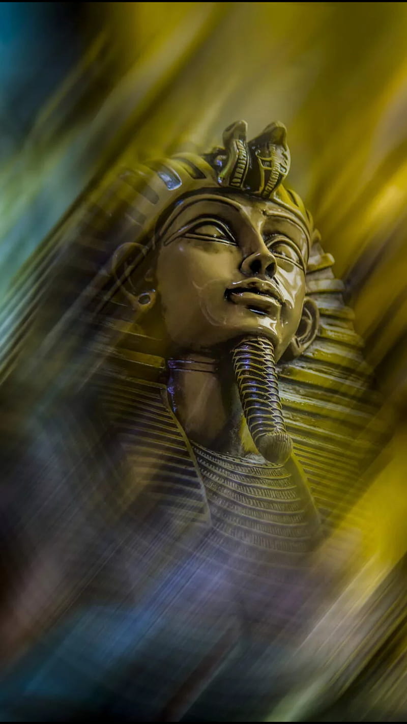 Pharoah, statue, ancient, egypt, king, HD phone wallpaper