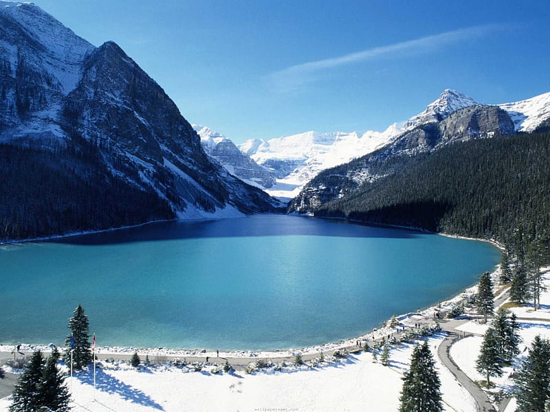 Lake Louise, Banff National Park, Alberta, Canada, Alberta, Banff National Park, Canada, Lake Louise, HD wallpaper