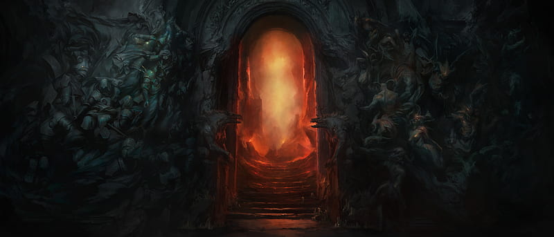 Diablo 4 Hell Gate, HD wallpaper