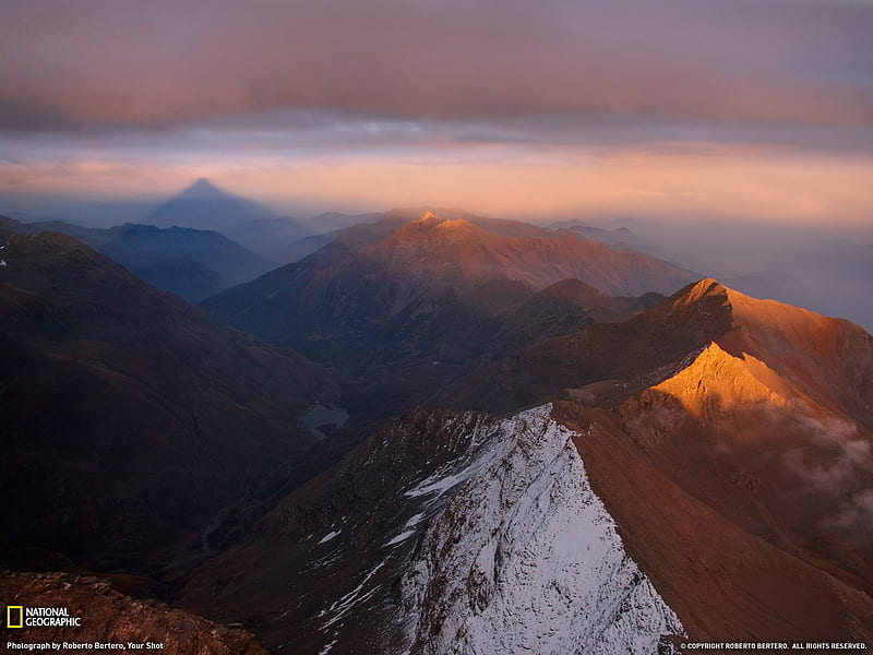 Mount Rocciamelone Italy-National Geographic magazine graphy, HD wallpaper