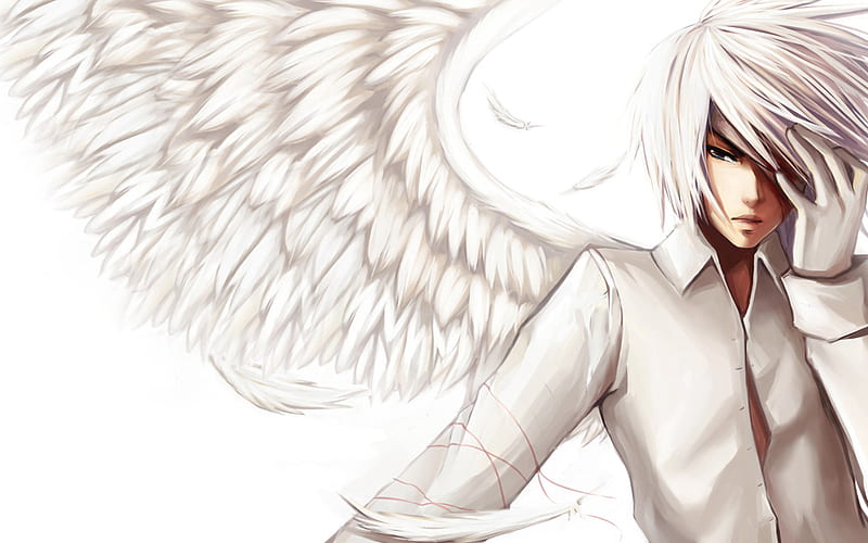 Anime Angel Girl Wings Desktop Wallpaper 84933 - Baltana-demhanvico.com.vn