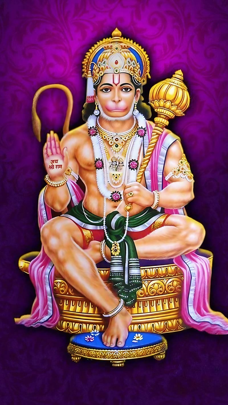 Jai Hanuman, lord hanumanji, lord, god, bhakti, devtional, HD phone wallpaper