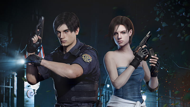 Resident Evil Leon X Jil , resident-evil-3, resident-evil, 2020-games, games, HD wallpaper