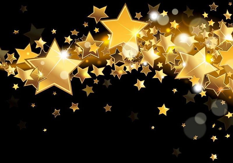 Golden Stars, sparkle, stars, glow, glitter, background, golden, HD  wallpaper | Peakpx