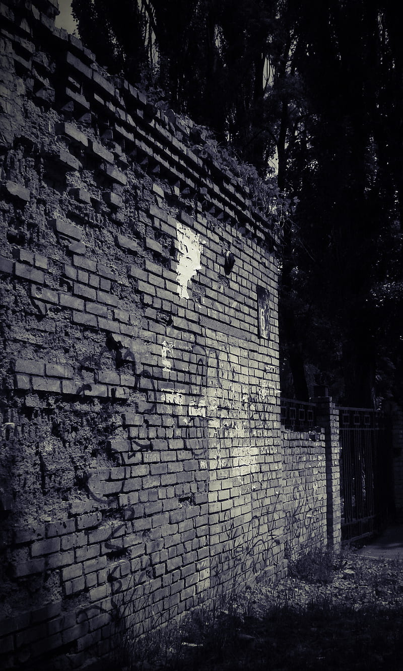 Brick Wall, brick, old, HD phone wallpaper