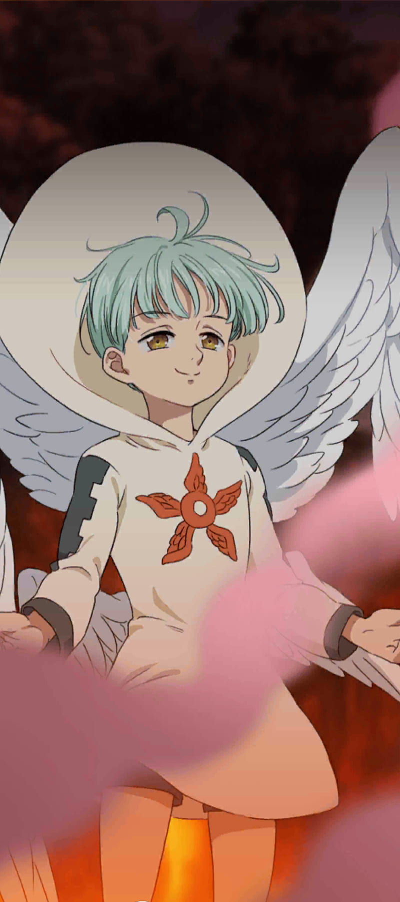 Sariel, 7ds, anime, arcangel, siete pecados capitales, HD phone wallpaper