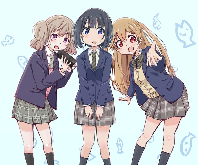 Anime, Slow Loop, Hiyori Minagi , Koharu Minagi , Koi Yoshinaga, HD wallpaper