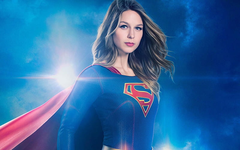 Supergirl, Kara Zor-El, Melissa Benoist, actress, heroes, HD wallpaper
