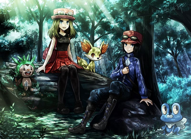 pokemon x and y characters anime