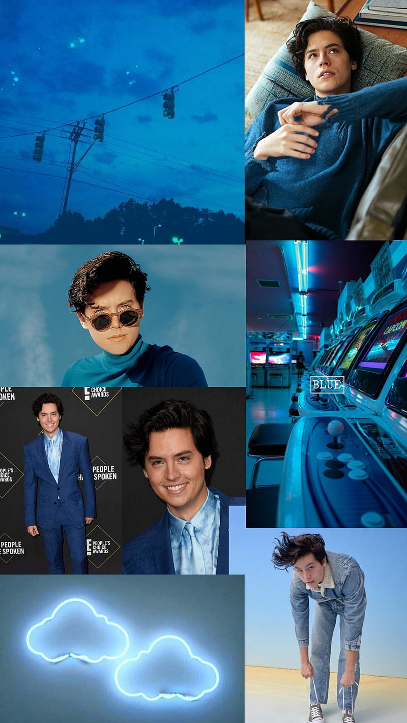 Cole Sprouse , blue, cole sprouse, riverdale, HD phone wallpaper