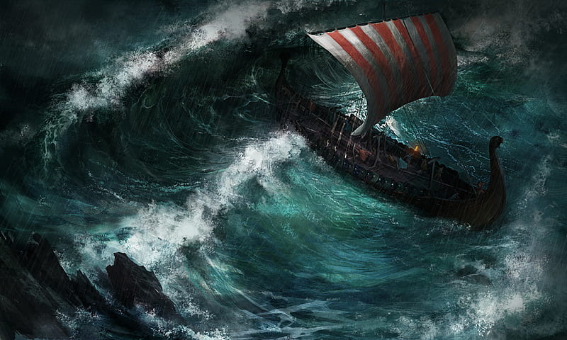 viking ship wallpaper 1080p