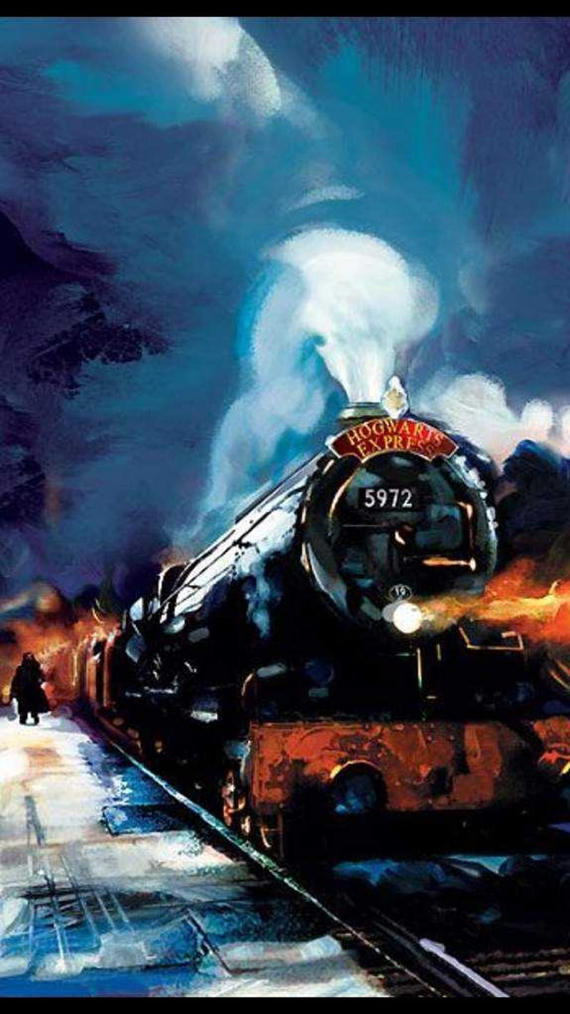 Hogwarts Express, hogwarts, harry, potter, film, wand, magic, train, HD phone wallpaper