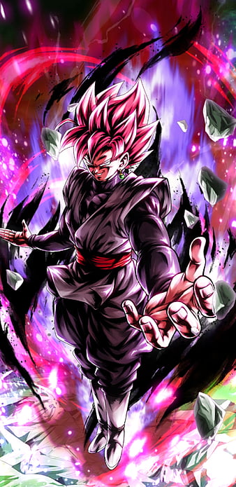 Goku Black Rose Dragon Ball Legends Super Saiyan Hd Mobile Wallpaper Peakpx - Goku Black Rose Phone Wallpaper