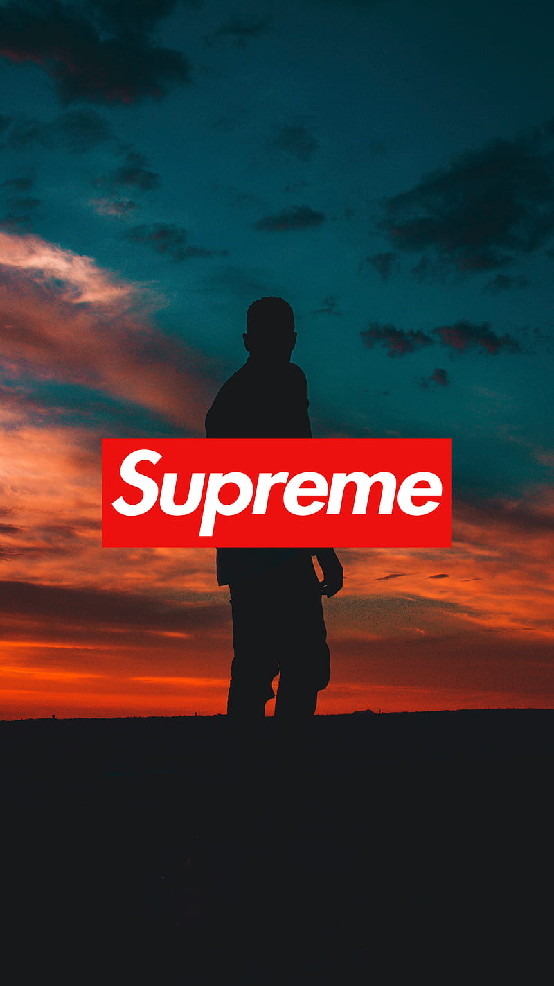 supreme sunset, lv, lv supreme, piece, sup, HD phone wallpaper