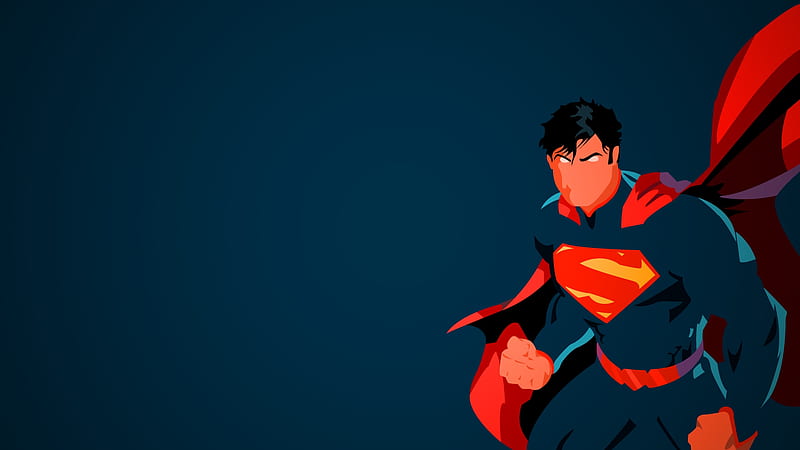 Superman Minimal, superman, minimalism, artwork, digital-art, superheroes,  HD wallpaper | Peakpx