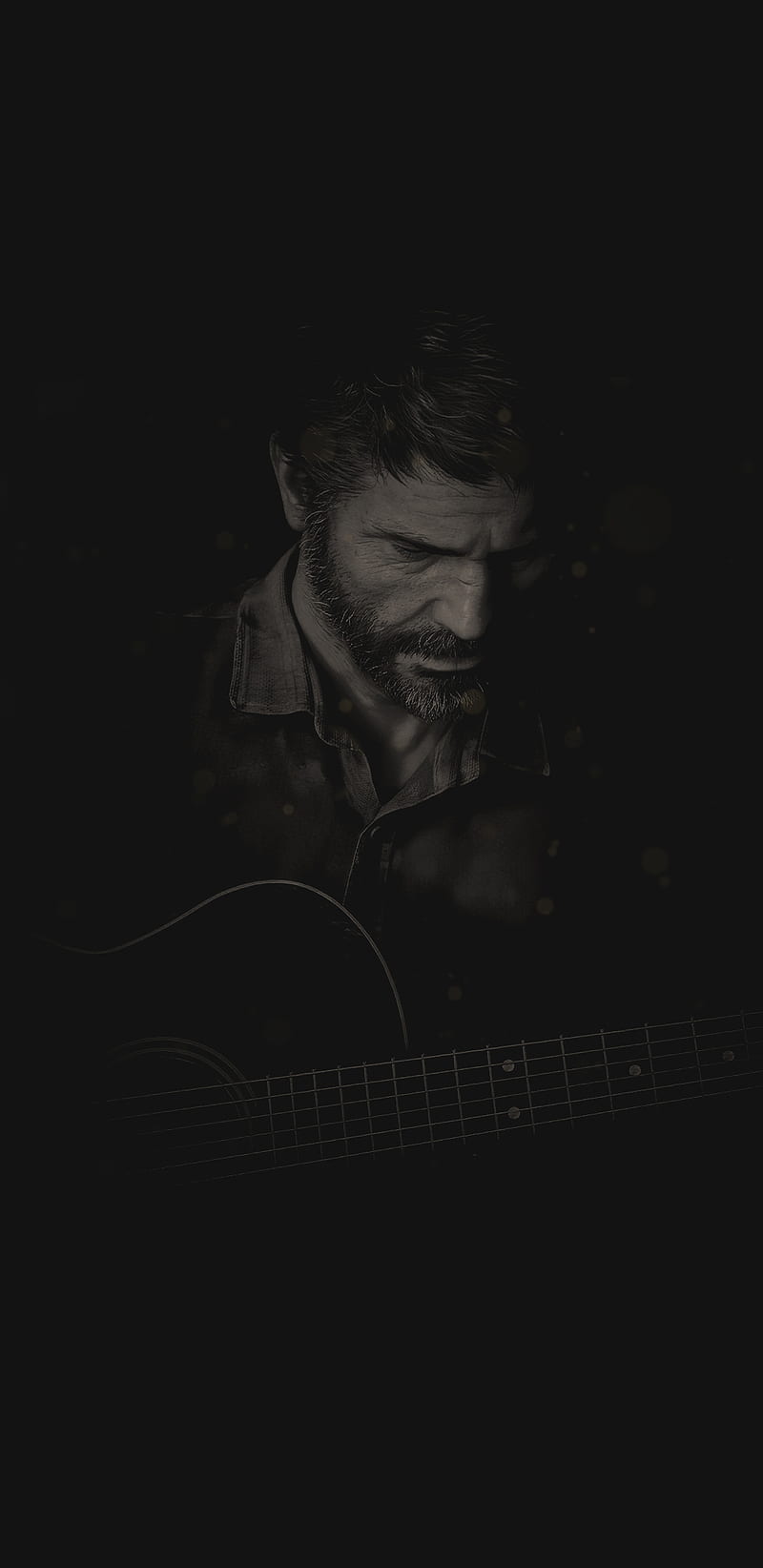 Joel, The Last of Us, The Last of Us 2, portrait, portrait display, cellphone, video games, dark, HD phone wallpaper