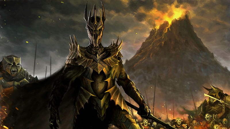 Dark Lord Sauron, lord of the rings, art, sauron, movies, HD wallpaper |  Peakpx