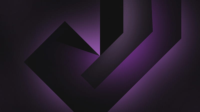 Abstract Dark Purple , abstract, dark, shapes, graphics, behance, HD wallpaper