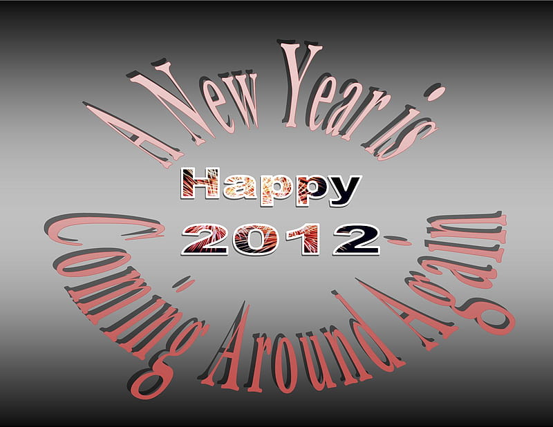 Happy New Year 2012, 2012 year, 2012, new year, year, happy new year, happy, HD wallpaper