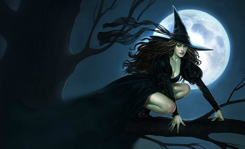 Beautiful black witch, Wicca, Pagan, Witch, Witchcraft, HD wallpaper |  Peakpx
