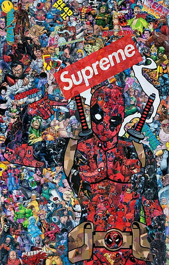 Supreme Deadpool 2, brands, deadpool 2, funny, hypebeast, logos, movies, HD  phone wallpaper