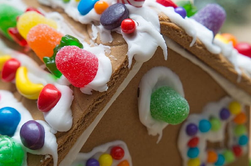 Gingerbread House, Candy, graphy, Gingerbread, House, HD wallpaper