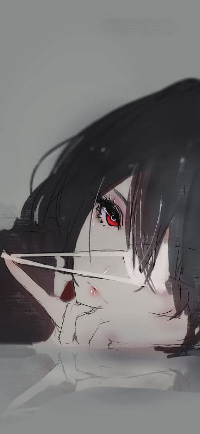 Download Anime Girl Alone Eyes Instagram PFP Wallpaper