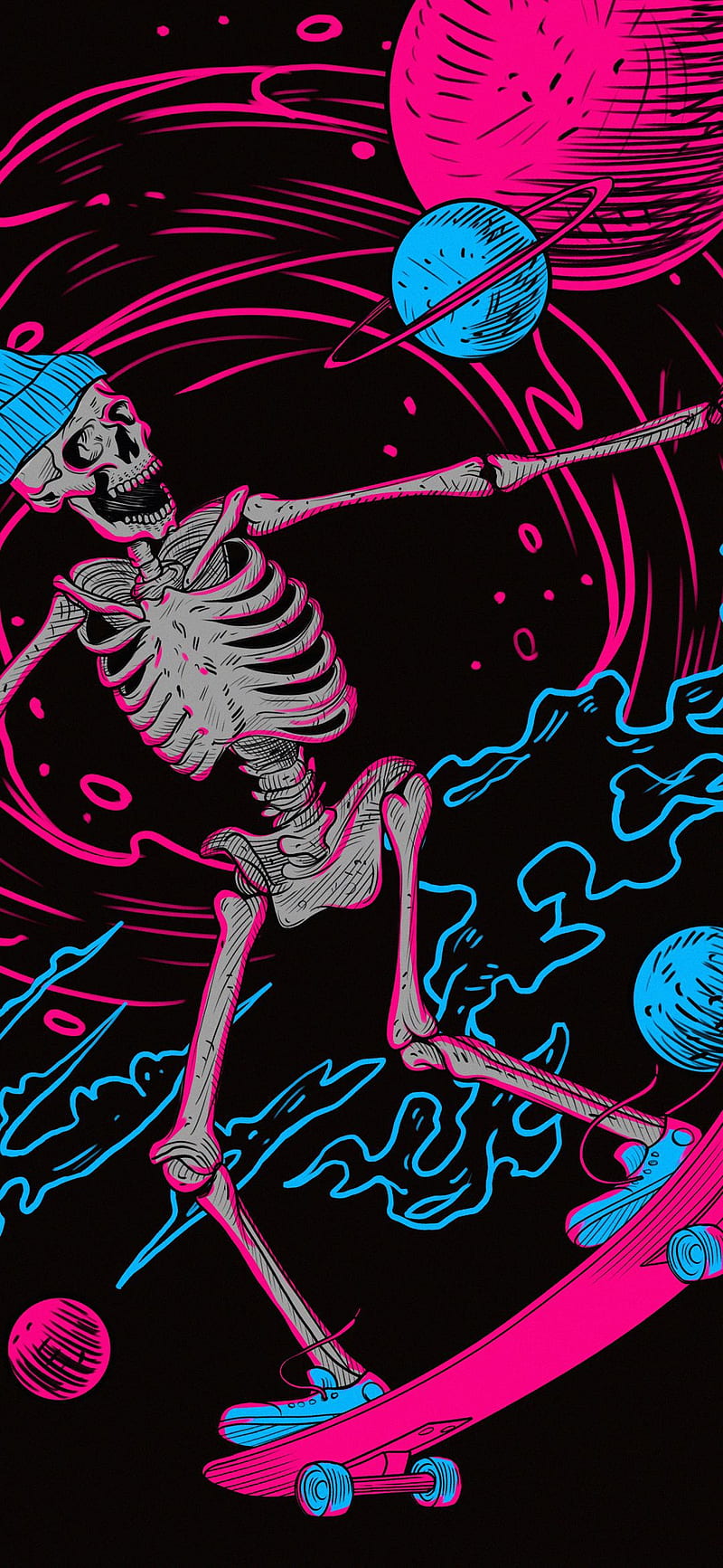 Skullz, dream, grunge, purple, skateboard, skulls, HD phone wallpaper