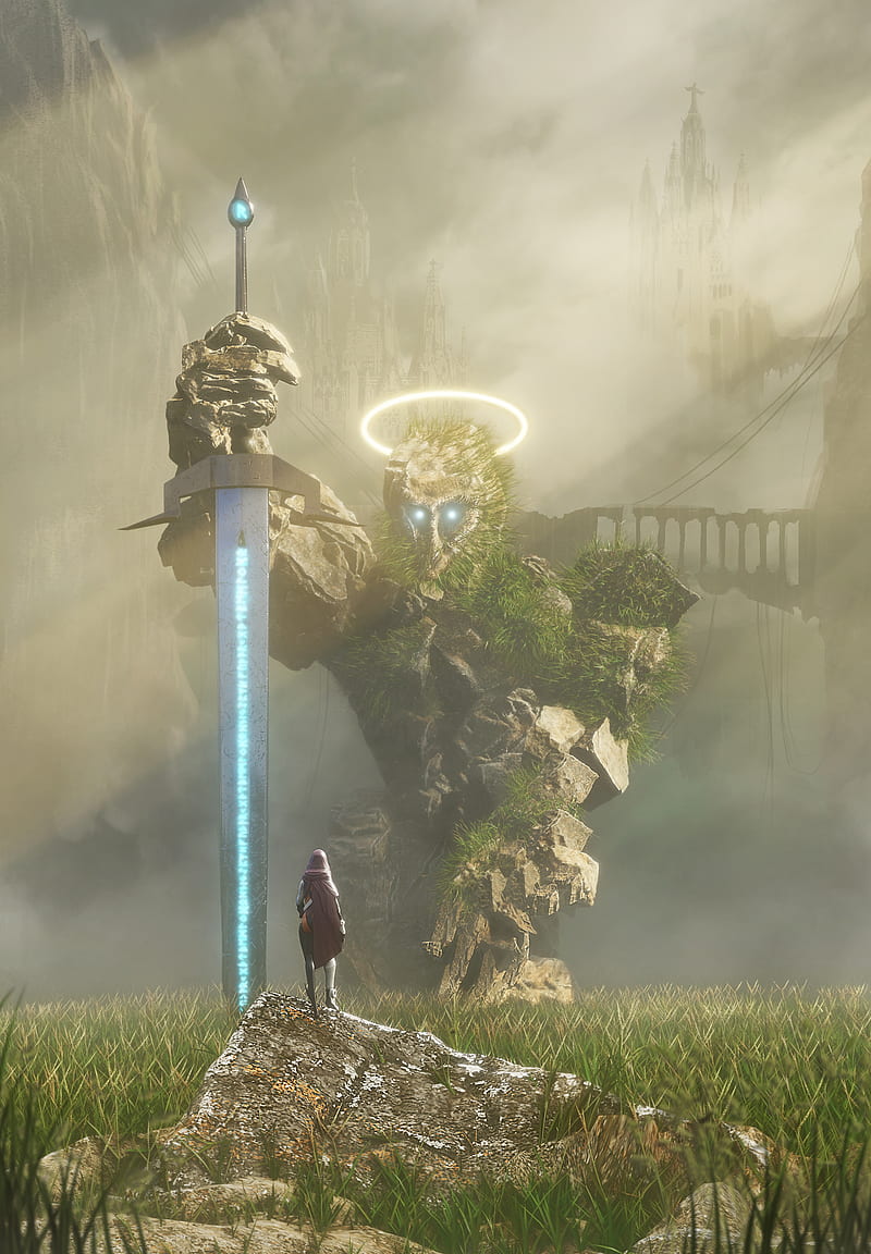 HD desktop wallpaper: Giant, Video Game, Shadow Of The Colossus