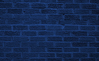 blue brick wallpaper