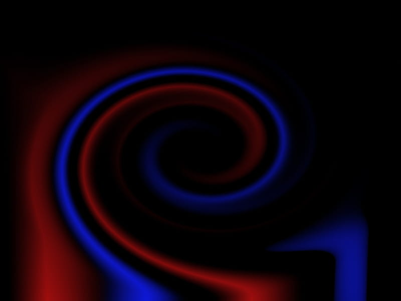 Blue Red, abstract, vortices, HD wallpaper