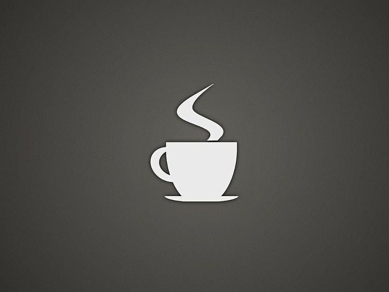 cup of coffee, pattern, art, HD wallpaper