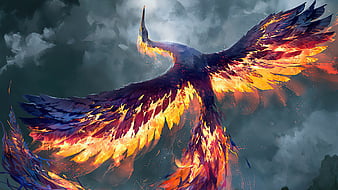 Details more than 141 blue phoenix bird wallpaper - xkldase.edu.vn