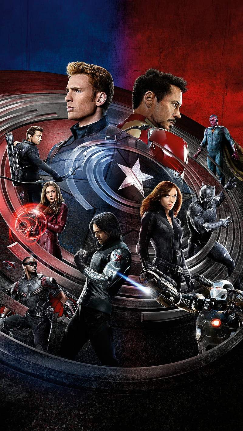 Civil War, avengers, captain america, fantasy, iron man, marvel, HD phone wallpaper
