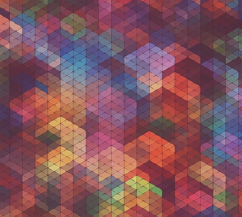 Squares, red, colorful, orange, colors, green, purple, multicolor, pink, blue, HD wallpaper