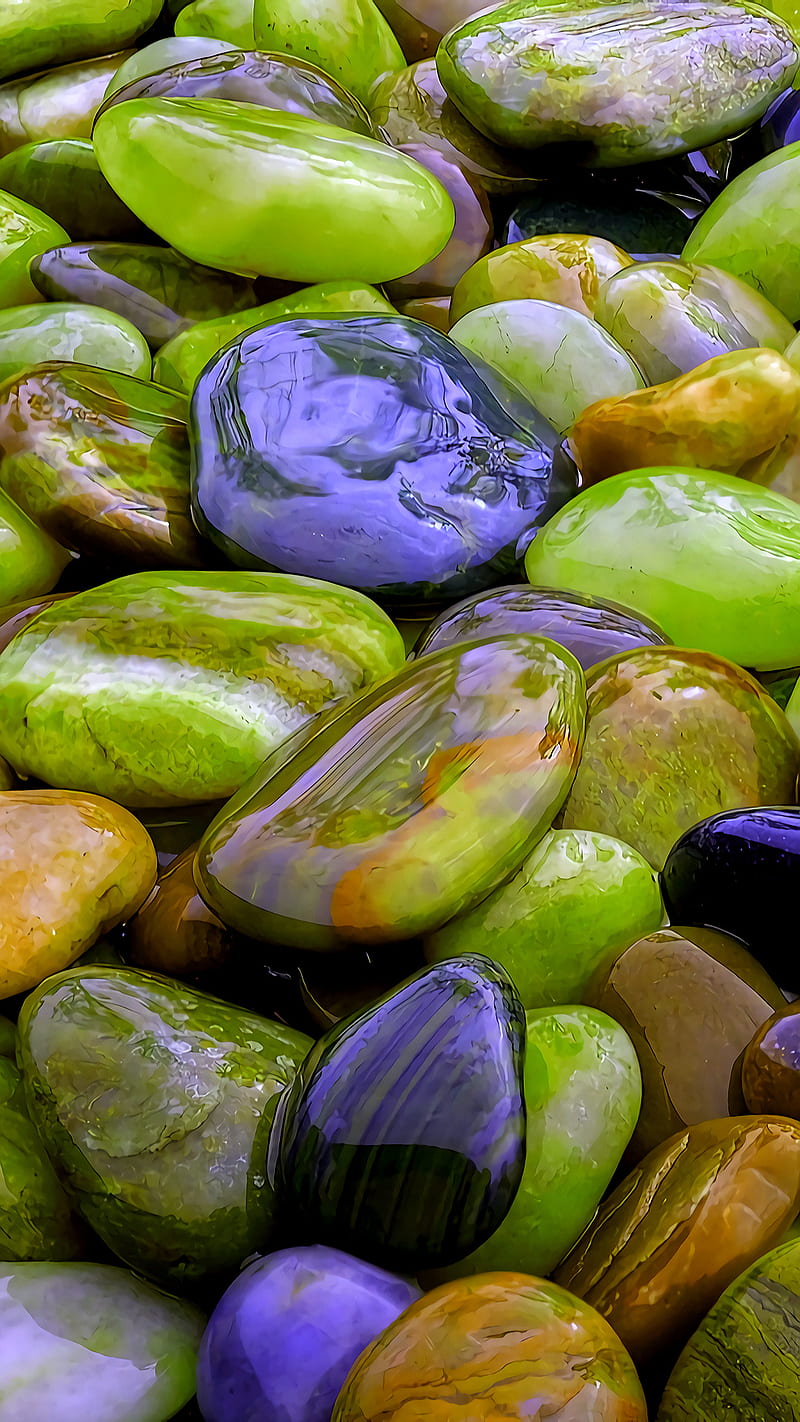 Colorful stones, color, colorful, stone, HD phone wallpaper