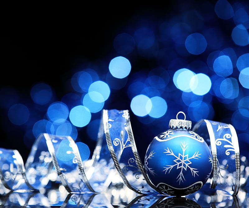 Blue bauble, christmas, decoration, holidays, HD wallpaper | Peakpx