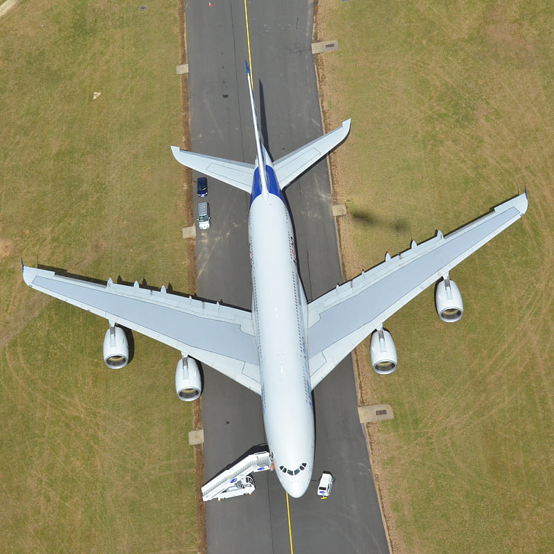 Airbus A380, aircraft, aviation, nek, HD phone wallpaper