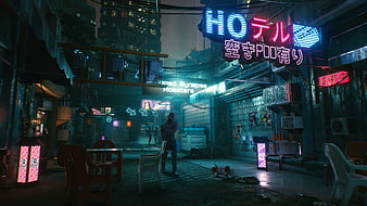 Cyberpunk Edgerunners Neon 5k Wallpaper,HD Games Wallpapers,4k Wallpapers ,Images,Backgrounds,Photos and Pictures