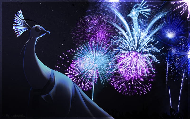 SHEN IN THE WORKS, panda, fo, fireworks, shen, lord, kung, HD wallpaper