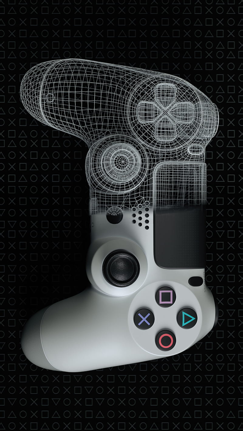 PS4 Controller, digital, game, sony, HD phone wallpaper | Peakpx