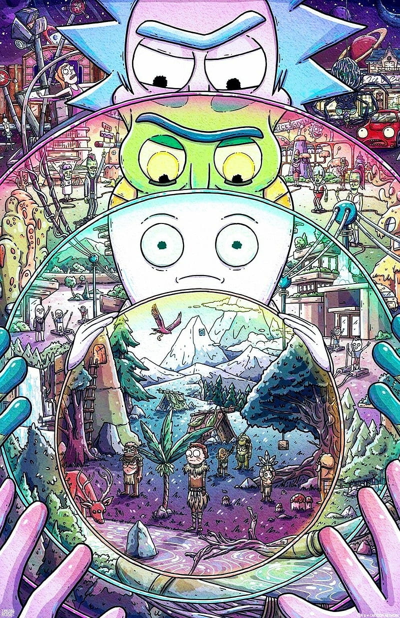 Rick & Morty X Breaking Bad, HD wallpaper