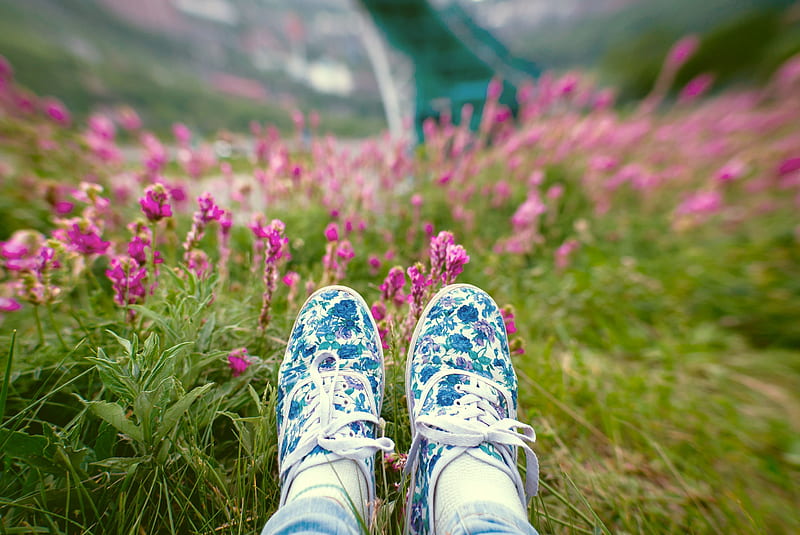 vara, green, summer, spring, pink, shoes, blue, HD wallpaper