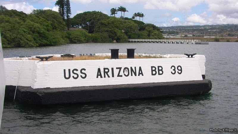 Wreckage of the USS Arizona, Pearl Harbor, Wreckage, Pearl Harbor, Arizona, Hawaii, HD wallpaper