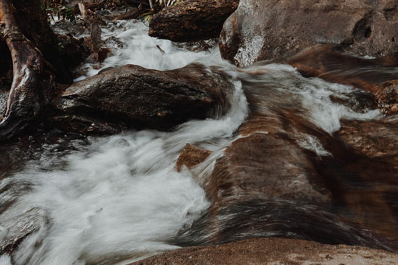 water, stones, stream, river, HD wallpaper