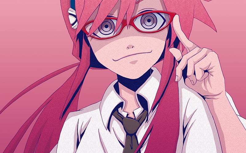 HD wallpaper anime female character wearing gray eyeglasses illustration  girl  Wallpaper Flare